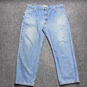 Vintage Levis 550 Jeans Men 42x30 Blue Relaxed Tapered Light Wash